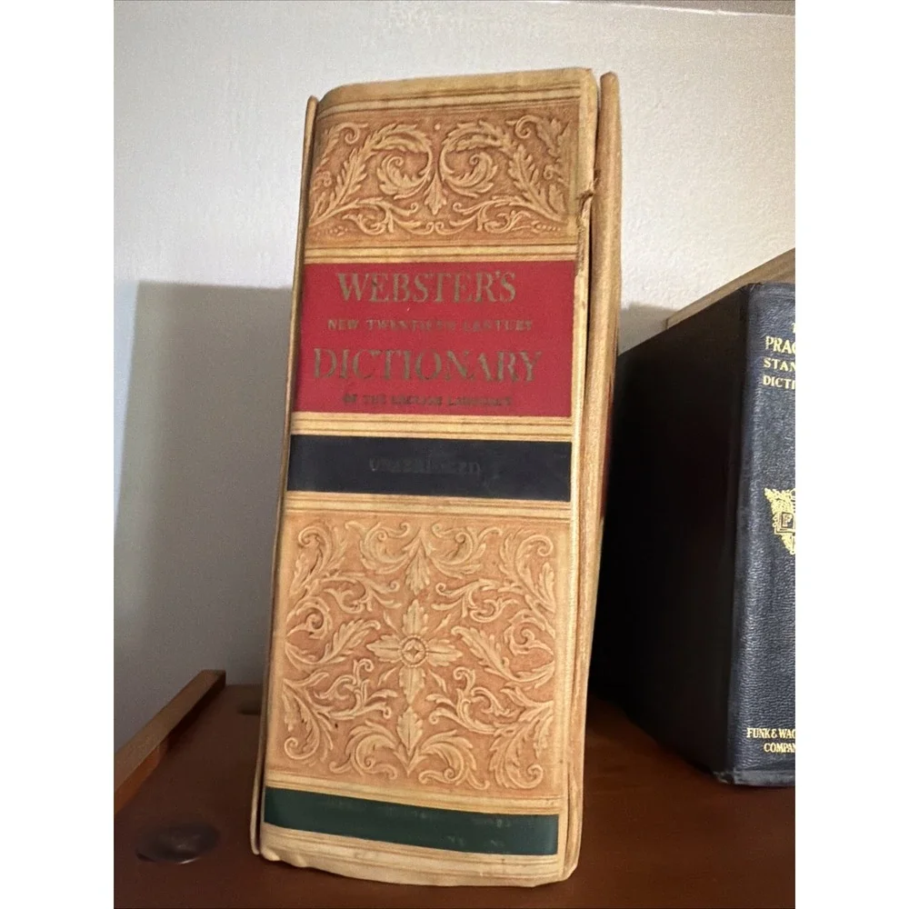 Vintage 1957 Webster's New Twentieth Century Unabridged Dictionary Of English